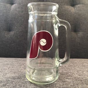 Vintage Philadelphia Phillies Glass Mug